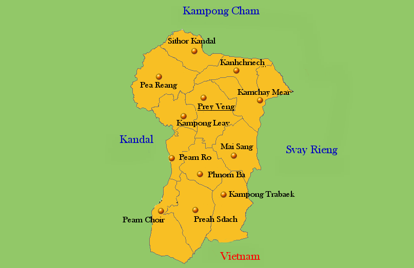 Prey Veng Geography